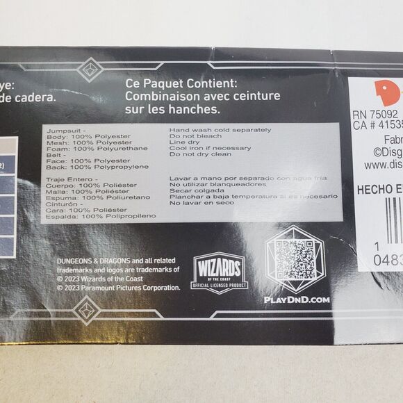 Disguise Dungeons & Dragons Women's S (4-6) Gold 2 Piece Halloween Holga New Toy - Picture 5 of 7